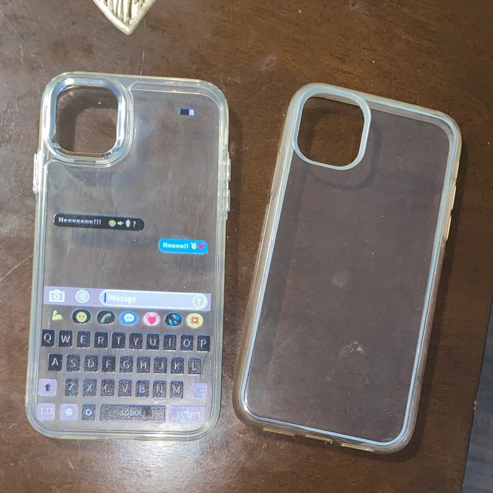 2 Transparent Phone Case for iPhone 11